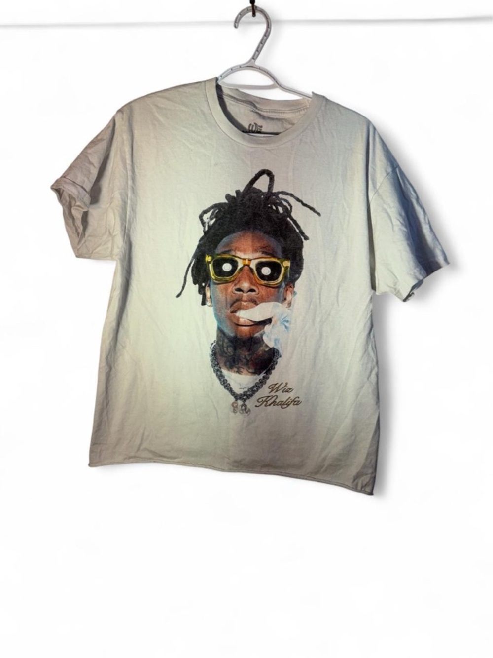 Wiz khalifa Portrait Graphic Crewneck Tee -